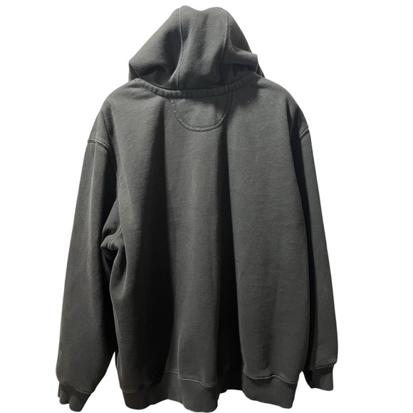 Carhartt Charcoal Grey Rain Defender Sweatshirt Hoodie 2XL - Picture 3 of 8